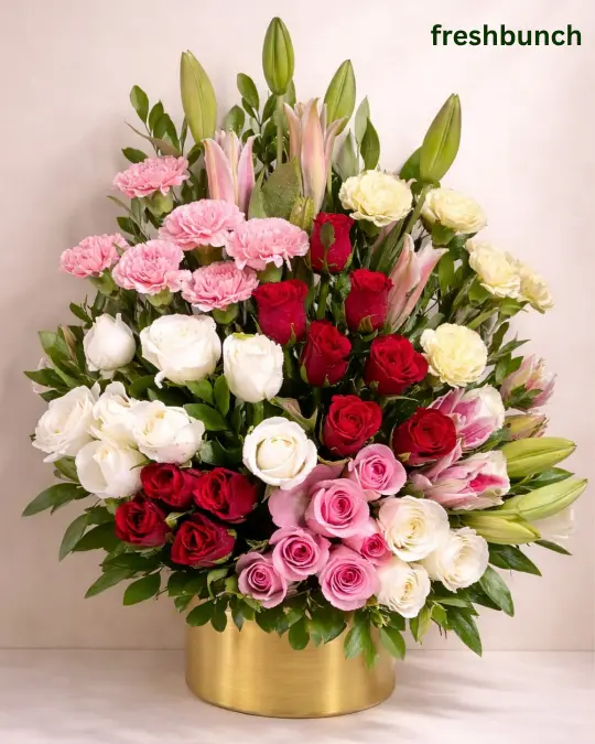Luxurious Multicolored Celebration Arrangement