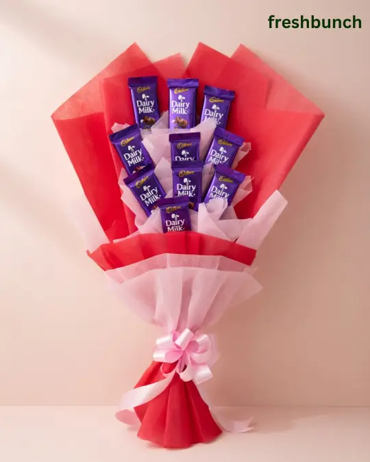 Delicious Dairy Milk Chocolate Bouquet