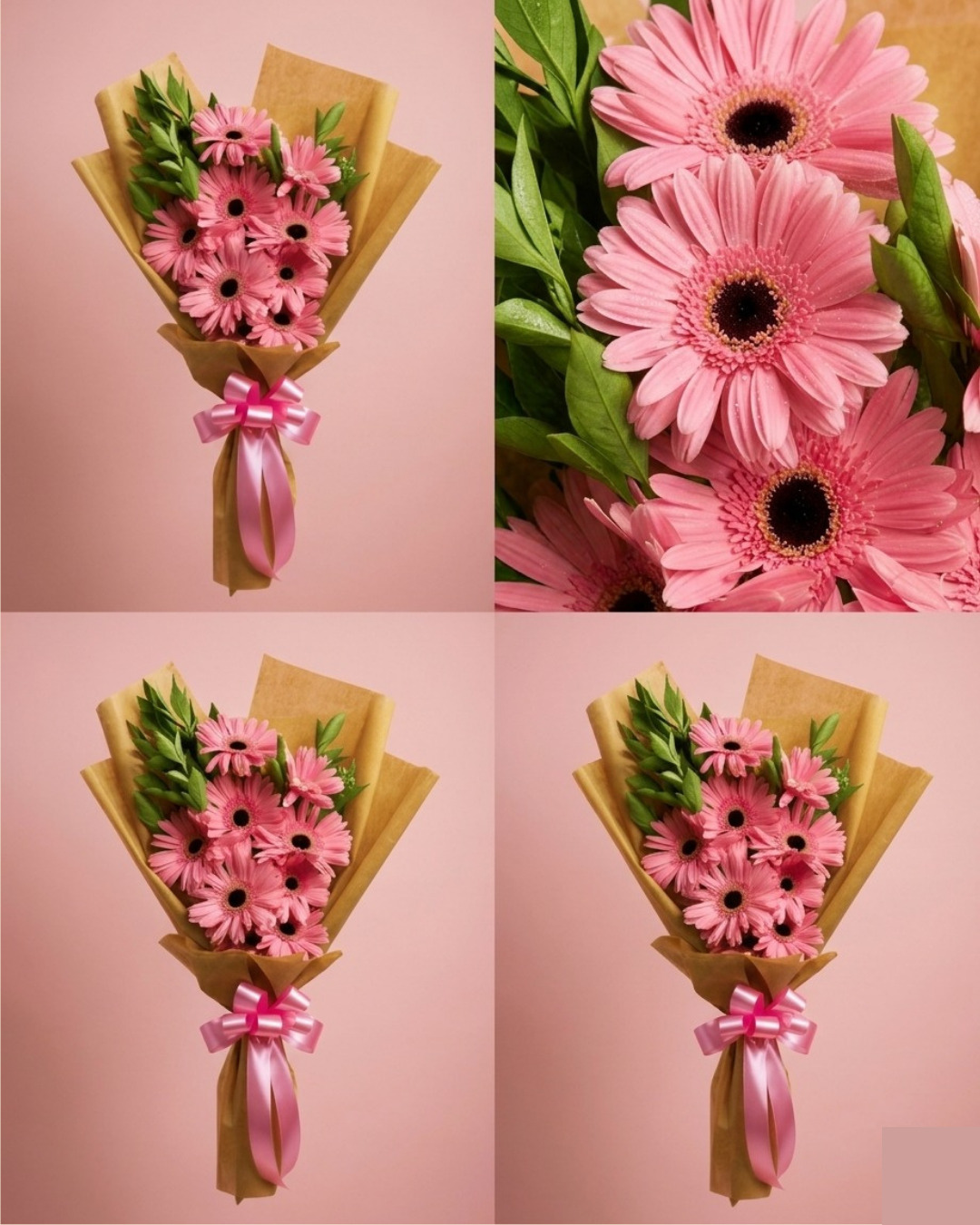 Pink Gerbera Daisy Bouquet