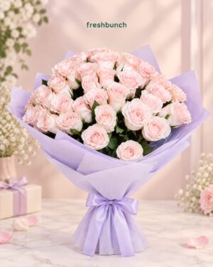 Blush Pink Rose Bouquet
