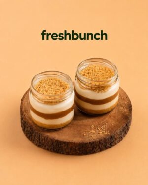 FreshBunch Premium Banoffee Caramel Luxury Jar Cake Combo (500gm - Pack of 2)