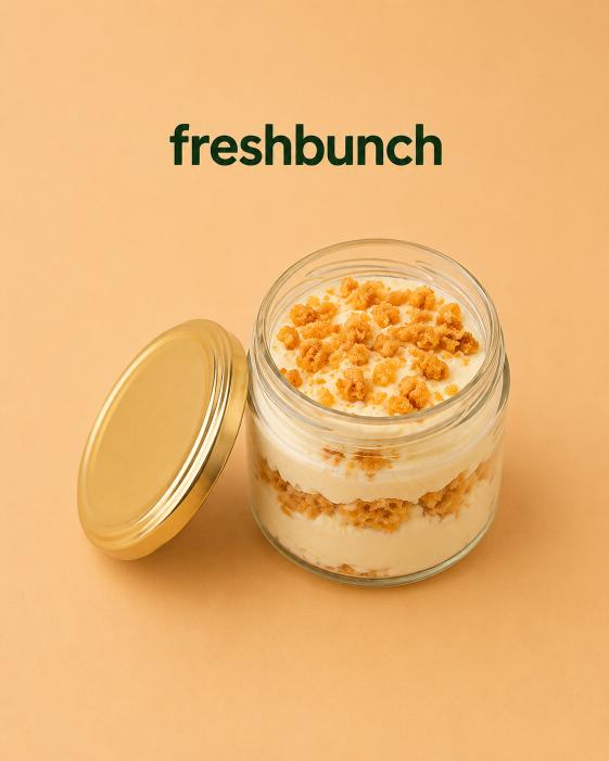 FreshBunch Premium Banoffee Caramel Luxury Jar Cake (250gm)