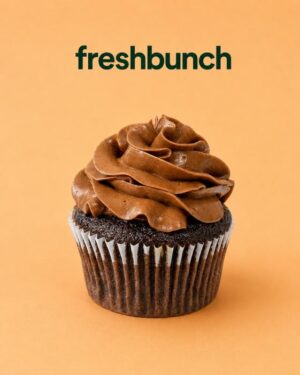 FreshBunch Premium Chocolate Mousse Luxury Cupcakes (6 Pcs)