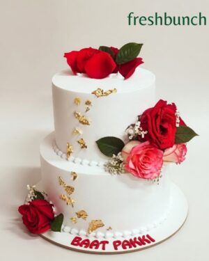 Rose Heart Cake FreshBunch