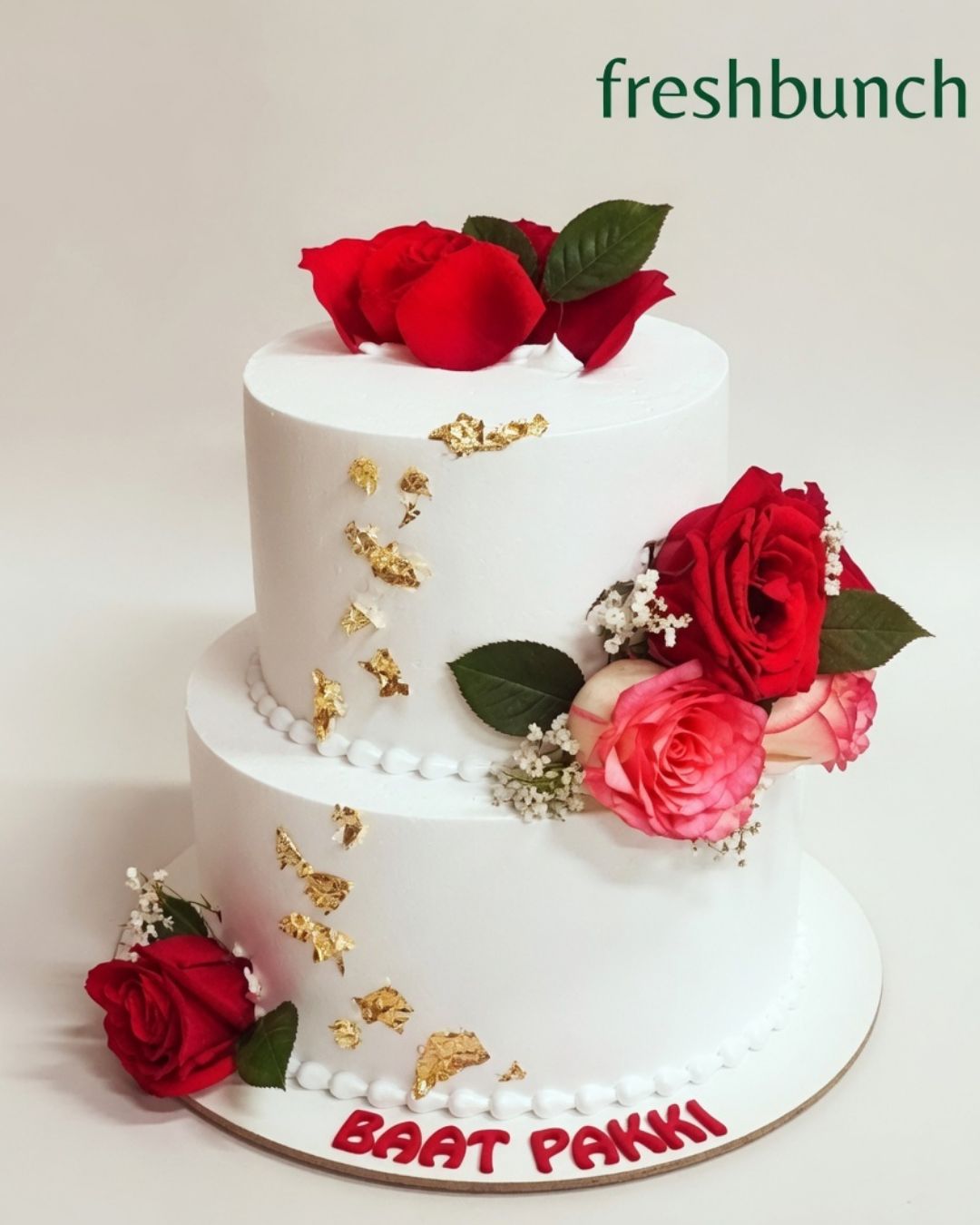 Rose Heart Cake FreshBunch