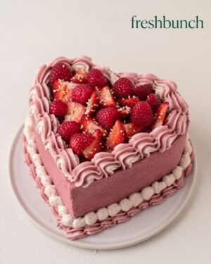 Berry Heart Cake FreshBunch