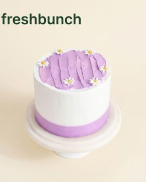 Purple Bow Cake FreshBunch