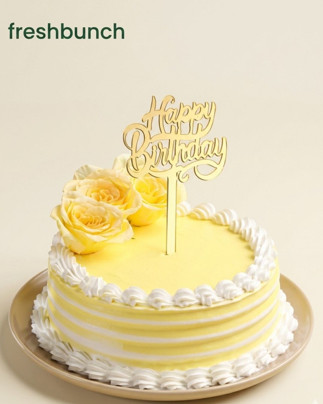 Yellow Rose Cake FreshBunch