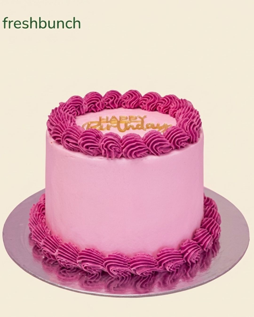 Pink Minimal Cake FreshBunch