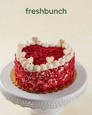 Red Velvet Heart Cake FreshBunch