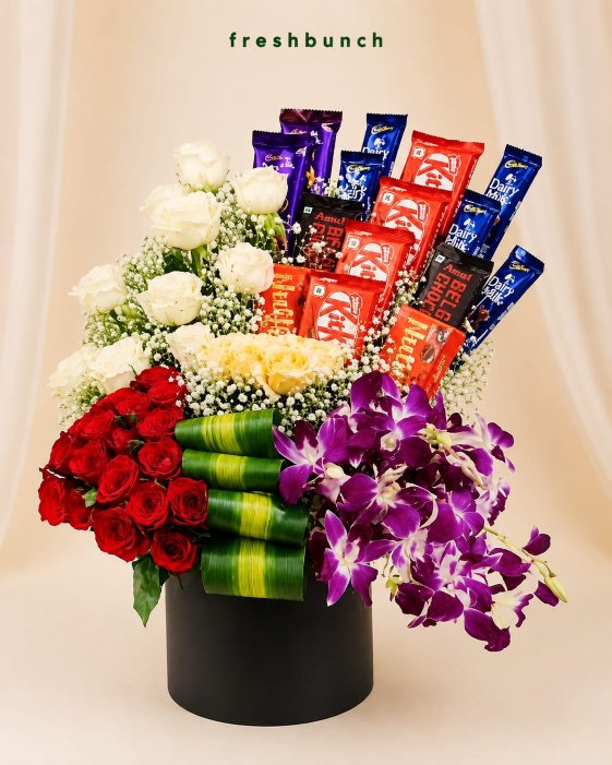 Exotic Orchid & Choco Bloom