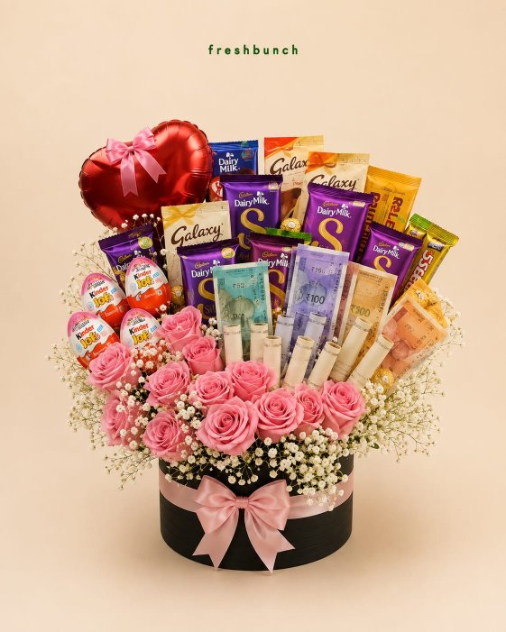 Heart Balloon Choco Extravaganza