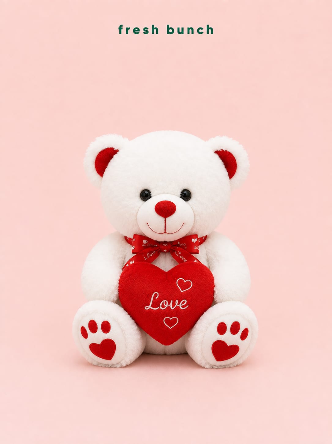Red Heart Plush Bear 6 Inch (For bigger sizes 12", 24" chat with us on WhatsApp)