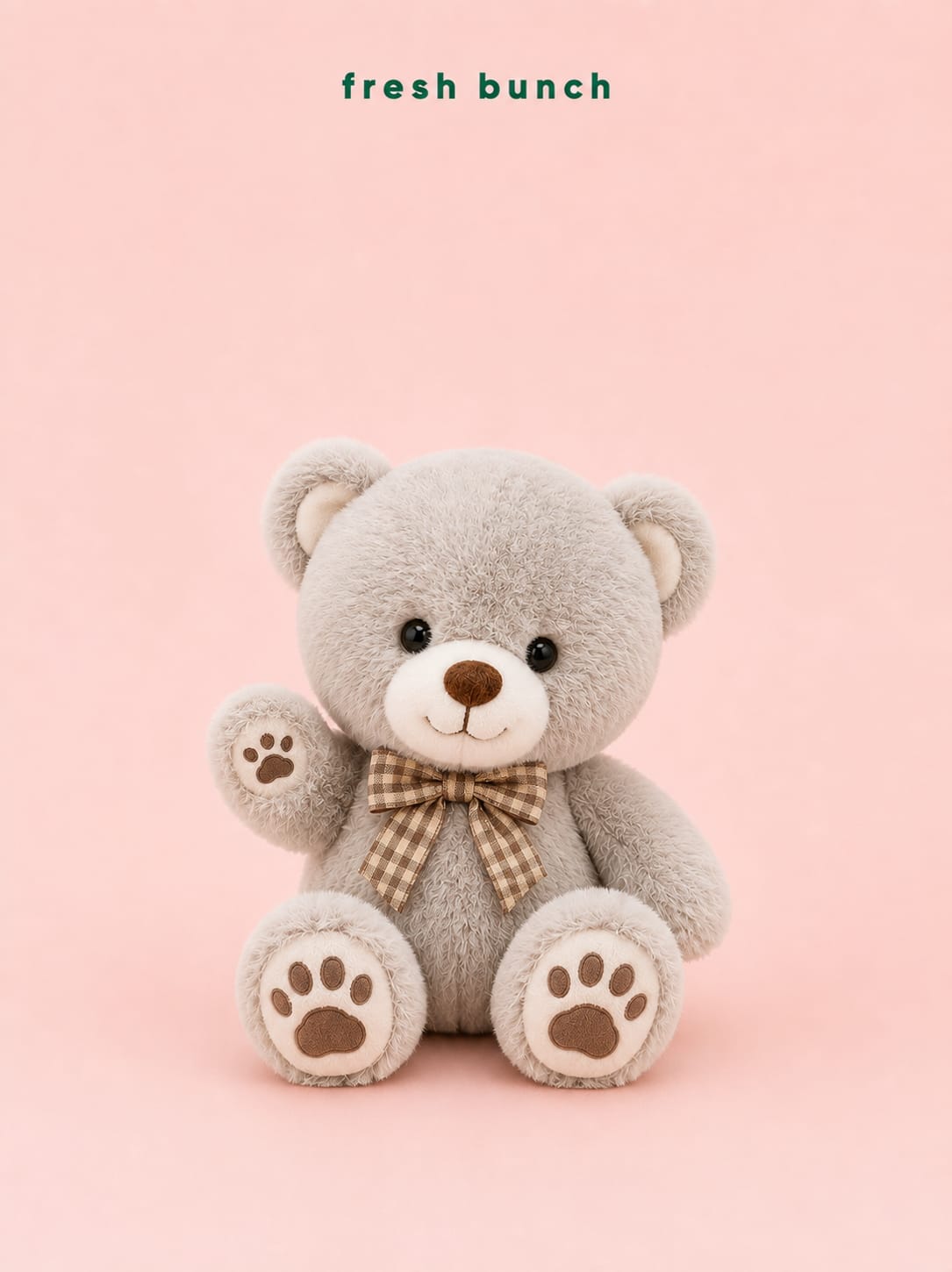 Classic Slate Bow Bear 6 Inch (For bigger sizes 12", 24" chat with us on WhatsApp)