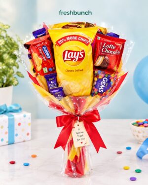 Snack & Chocolate Bouquet Classic