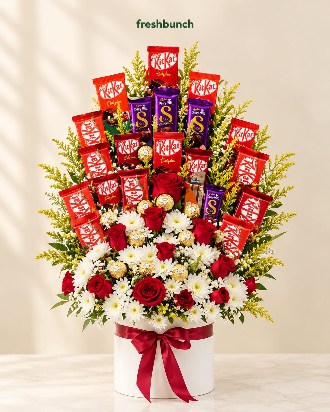 Luxury Ferrero & Chocolate Tower Arrangement