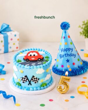 Little Racer Birthday Cake & Party Set