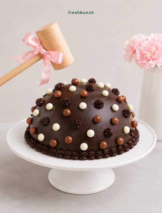 Festive Choco Pinata Cake