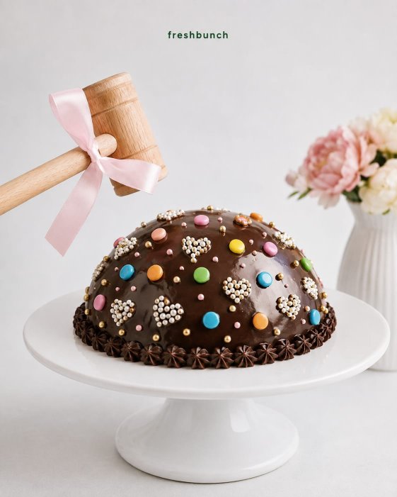 Celebration Ball Choco Pinata Cake