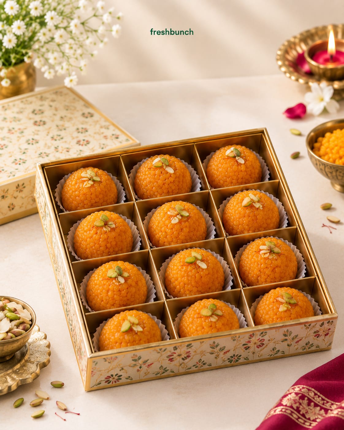 Delicious Motichoor Ladoo Box