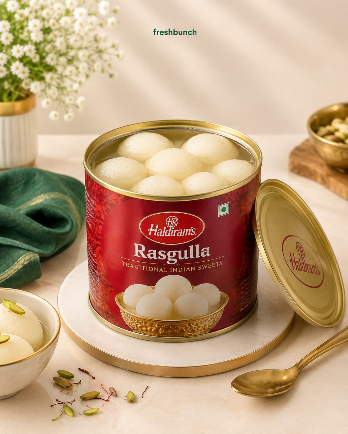 Haldiram's Juicy Rasgulla Tin