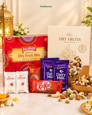 Mithai Sweets, Chocolates & Dry Fruits Mega Diwali Basket