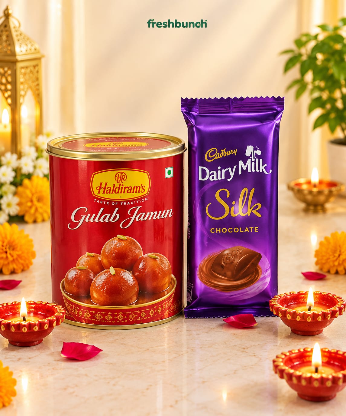 Gulab Jamun & Dairy Milk Silk Festive Treat