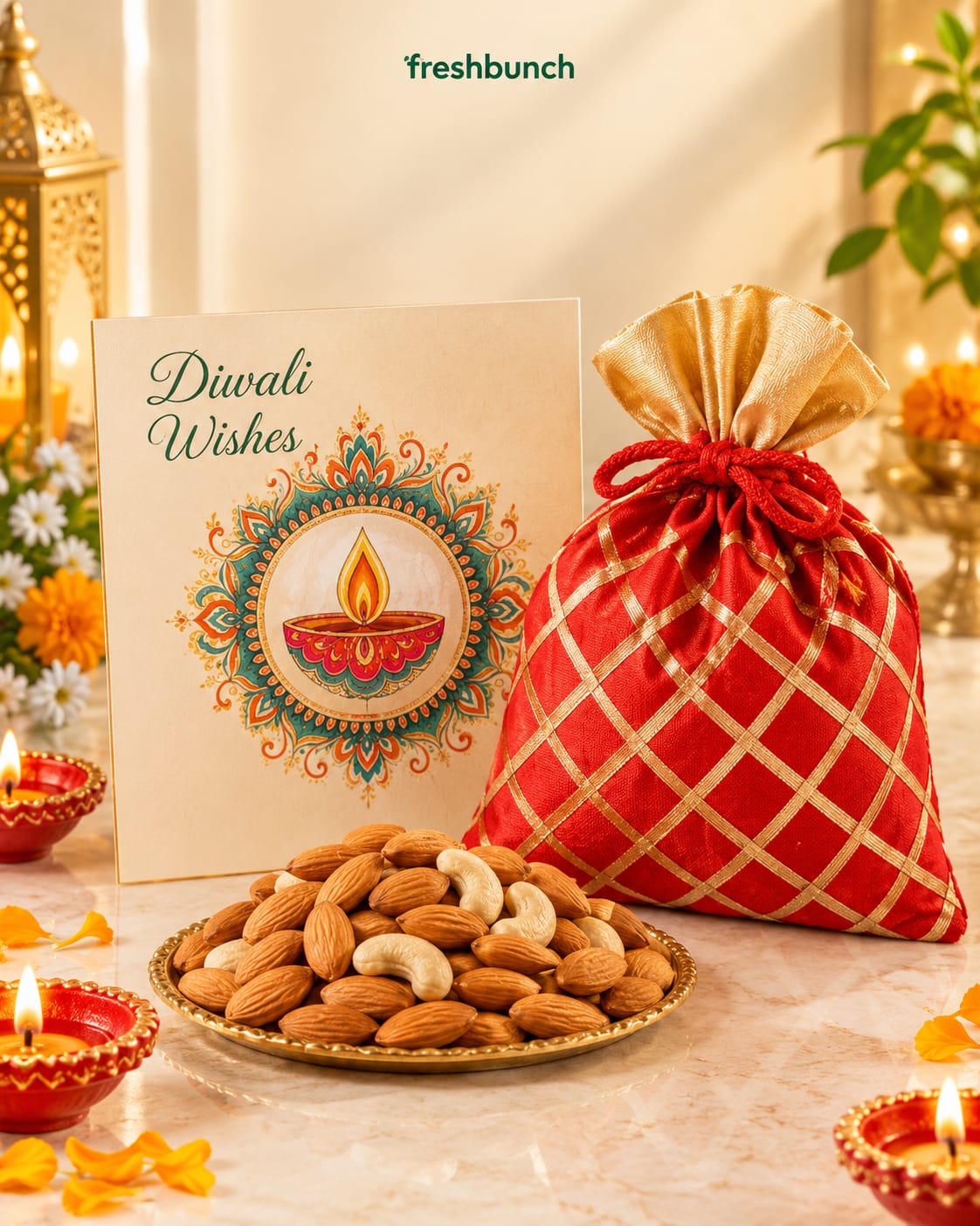Nutty Greetings Diwali Potli Gift Set