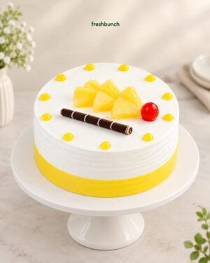 Fresh Tropical Pineapple Slice Cake