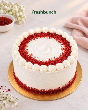 Red Velvet Pearl Ring Cake