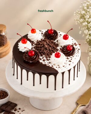 Truffle Drip Black Forest Cake