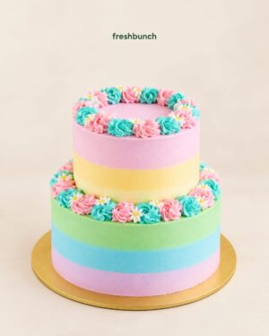 Royal Double Layer Celebration Cake