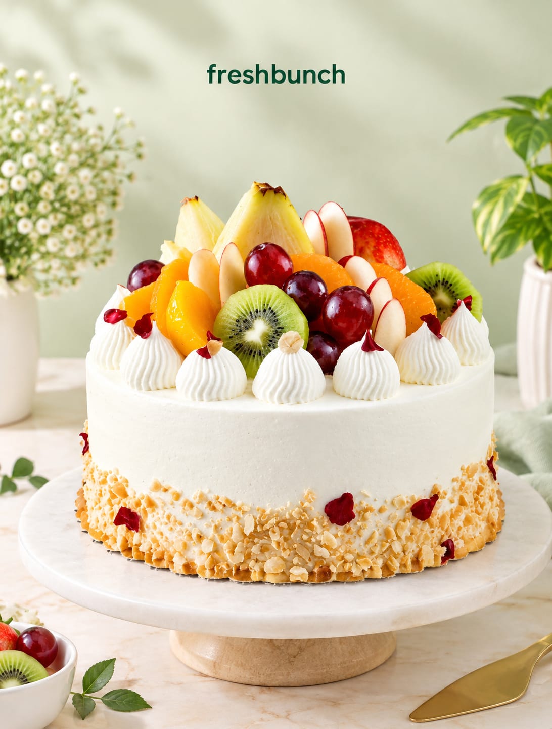 Fresh Tropical Fruit Cake